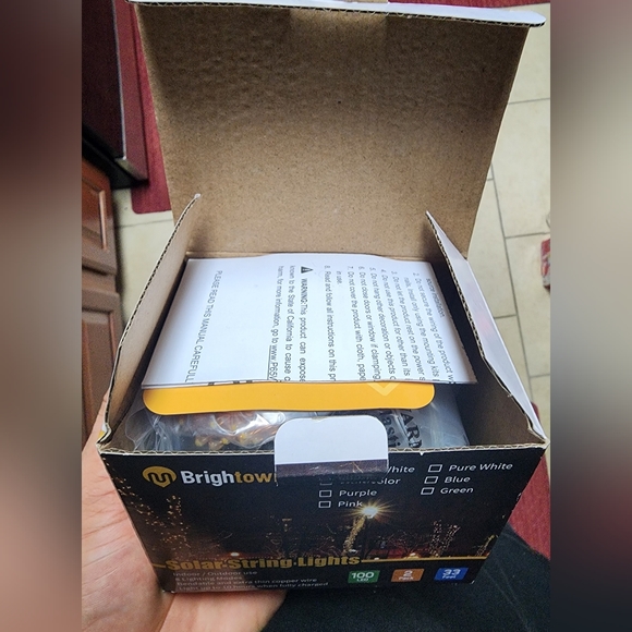 Brightown Solar String Light 2pack 100 LED - Picture 7 of 7